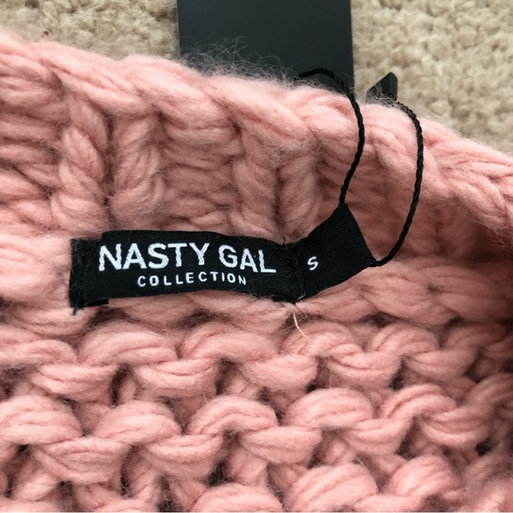 Pink Chunky Knit Sweater - Picture 2 of 5